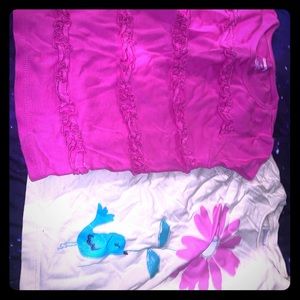 Toddlers girls short sleeve shirts